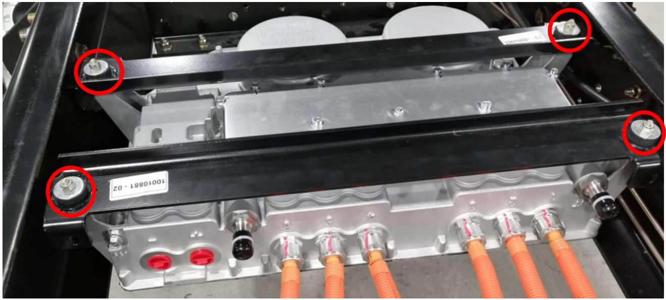 Figure 3 – Bagues de caoutchouc des supports du boîtier MCU (Gen3).